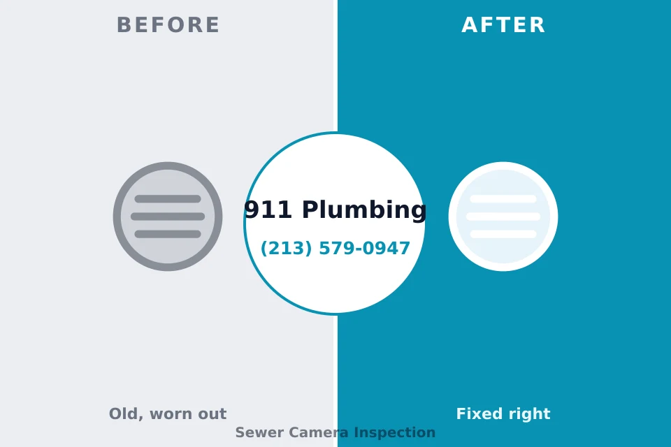 Before and after: plumbing repair Colorado City, AZ